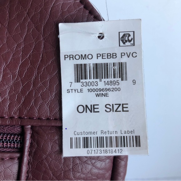 Giani Bernini Promo Pebble Bag, Wine - Picture 11 of 12